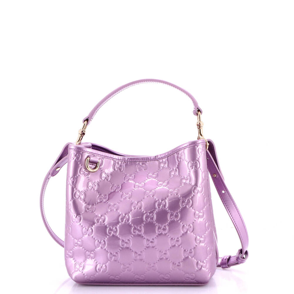 Gucci Small Emblem Bucket Bag